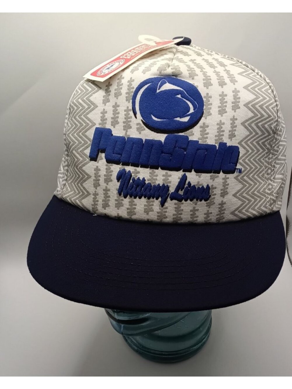 VTG Vintage Penn State Nittany Lions Front Row Snapback Hat Cap Deadstock NOS